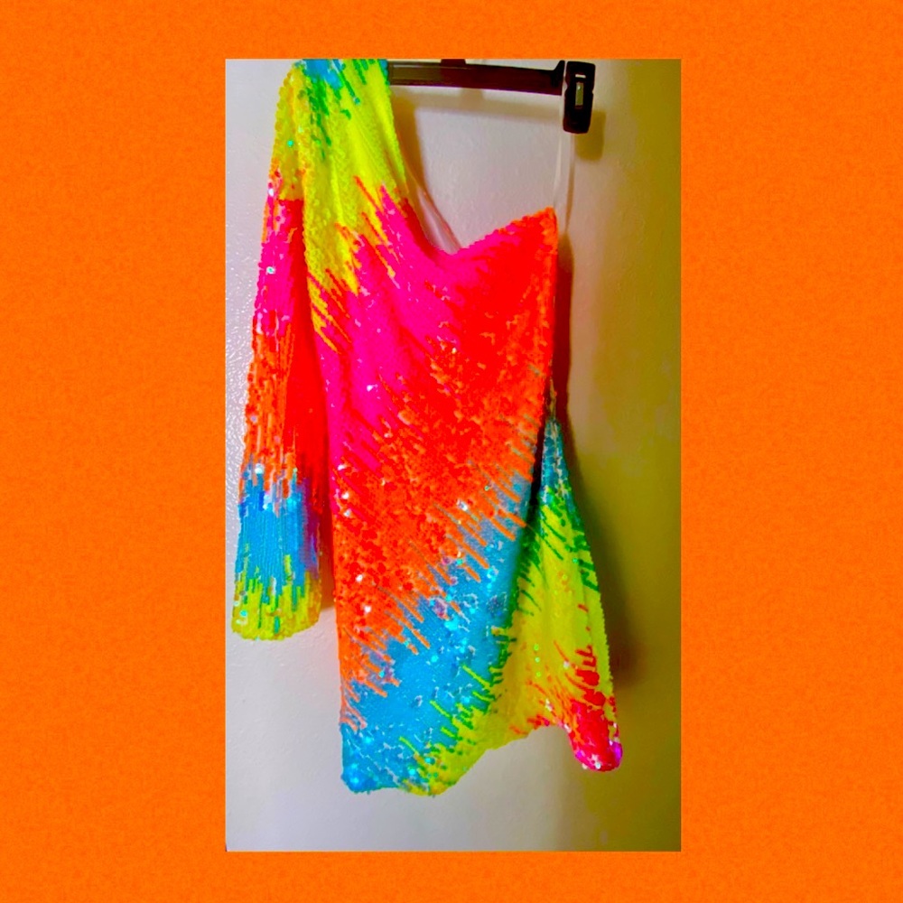 A Colorful sequel dress